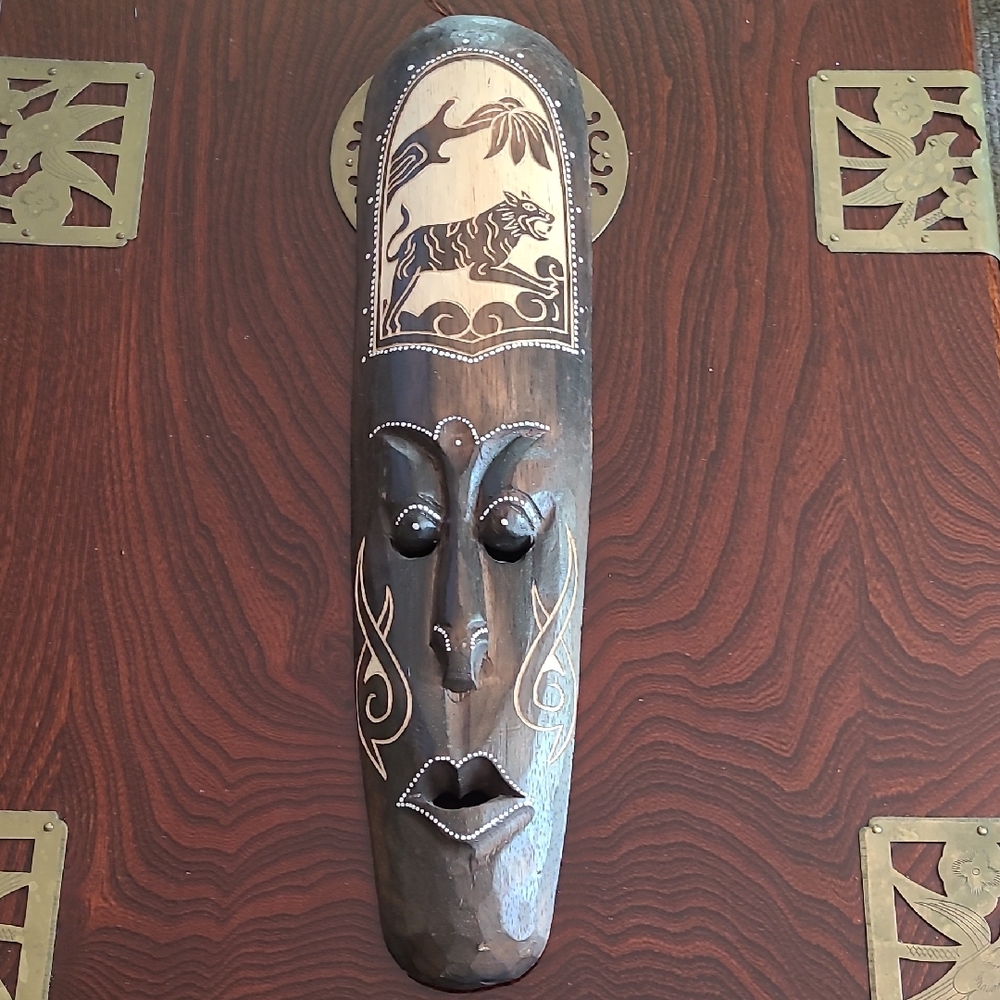 Handcrafted Tribal Tiger Mask
